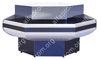 Прилавок кассовый CRYSPI Gamma-2 KNP ОС 90 (с боковинами)