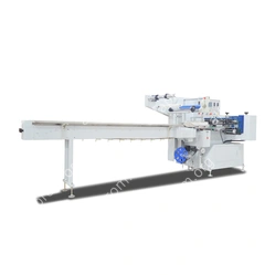 Горизонтальная упаковочная машина DXDZ-590A/180 (3 servo, ПОФ, bag L 150-350 mm, S - 330, bag W 30-180 mm, H 30-105 mm)