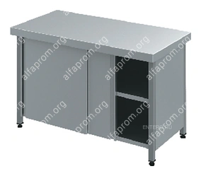 Стол производственный CRYSPI Chef СРЦ Ш К 10/6