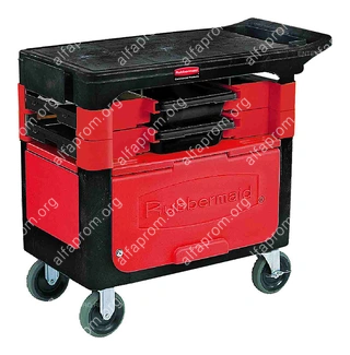 Тележка для инструментов Rubbermaid FG618000BLA Тележка для инструментов Rubbermaid FG618000BLA
