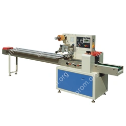 Автоматическая горизонтальная упаковочная машина DXDZ-250B (2 ножа, bag L 65-190 mm, S 150 mm, H-40 mm)