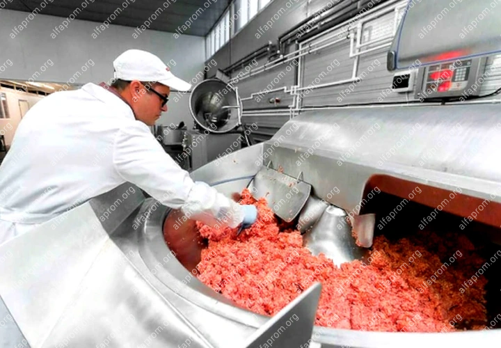 Минизавод для переработки мяса (произв. 3000 кг/смену) Минизавод для переработки мяса (произв. 3000 кг/смену)