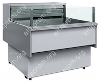 Витрина холодильная Carboma GC110 SM 1,25-2 0011-9006 (статика, с боковинами)