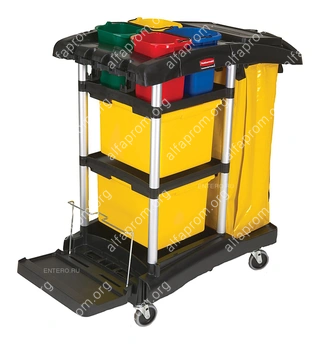 Тележка для уборки Rubbermaid FG9T7400BLA Тележка для уборки Rubbermaid FG9T7400BLA