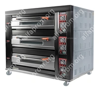 Печь хлебопекарная Miratek BK-39E + каменный под (3 яруса) + пароувлажнение