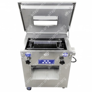 Производственный слайсер Roal Meat RM-1000(600×480×730; 3кВт; 380В) Производственный слайсер Roal Meat RM-1000(600×480×730; 3кВт; 380В)